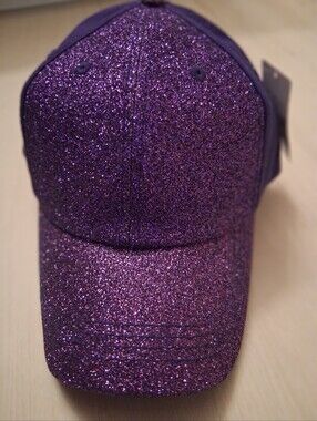 KBETHOS Purple Glitter Baseball Cap